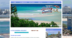 Desktop Screenshot of caloundraholidaycentre.com.au